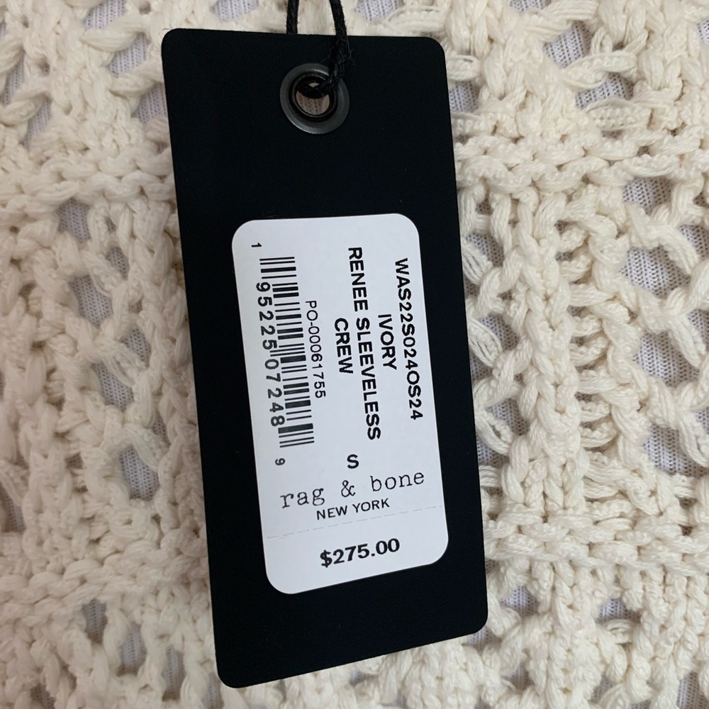 rag & bone sleeveless crotchet tank - Picture 4 of 4